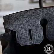 89 NOIR BLACK TOGO BIRKIN 30 GHW