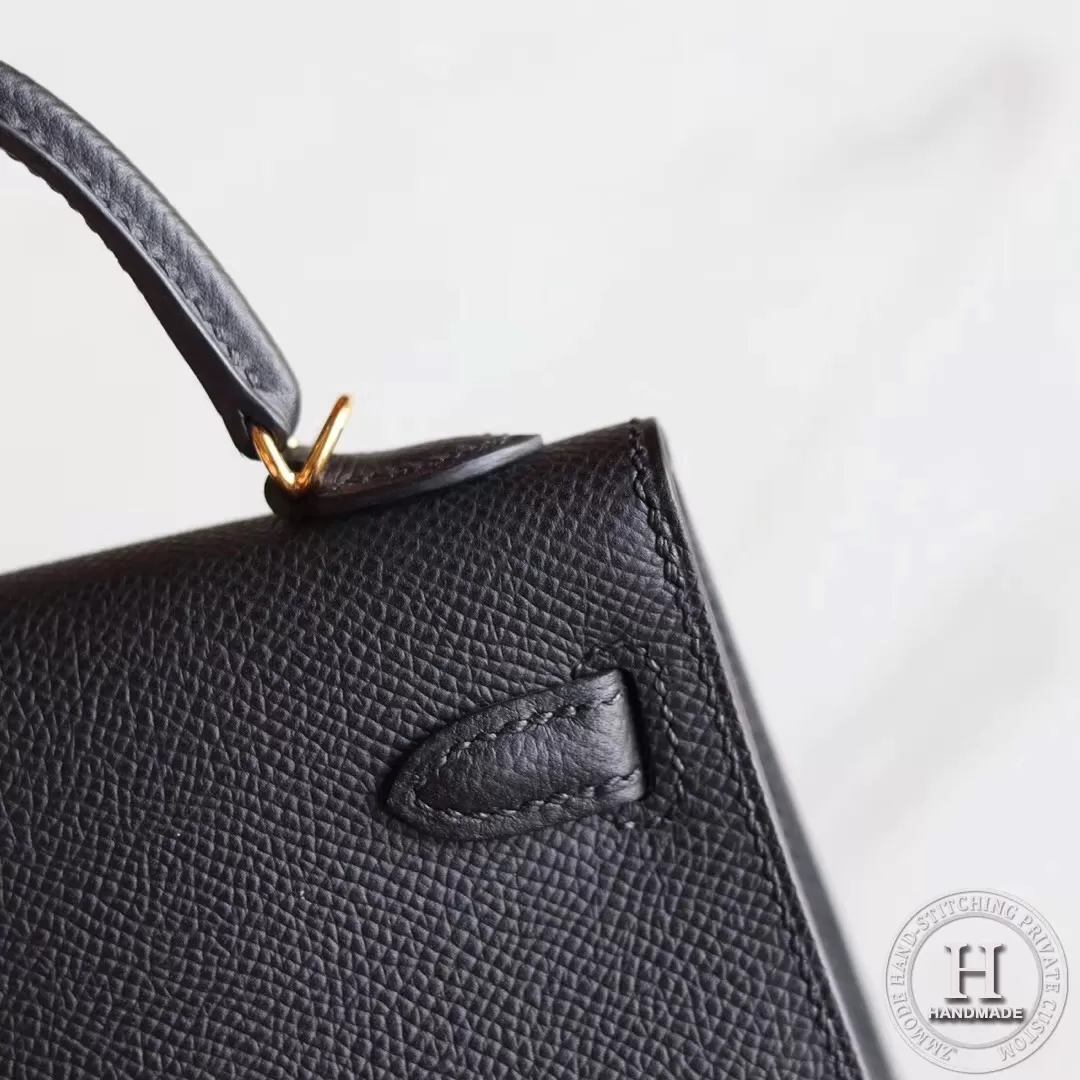 MINI KELLY II  89 Noir Eepsom