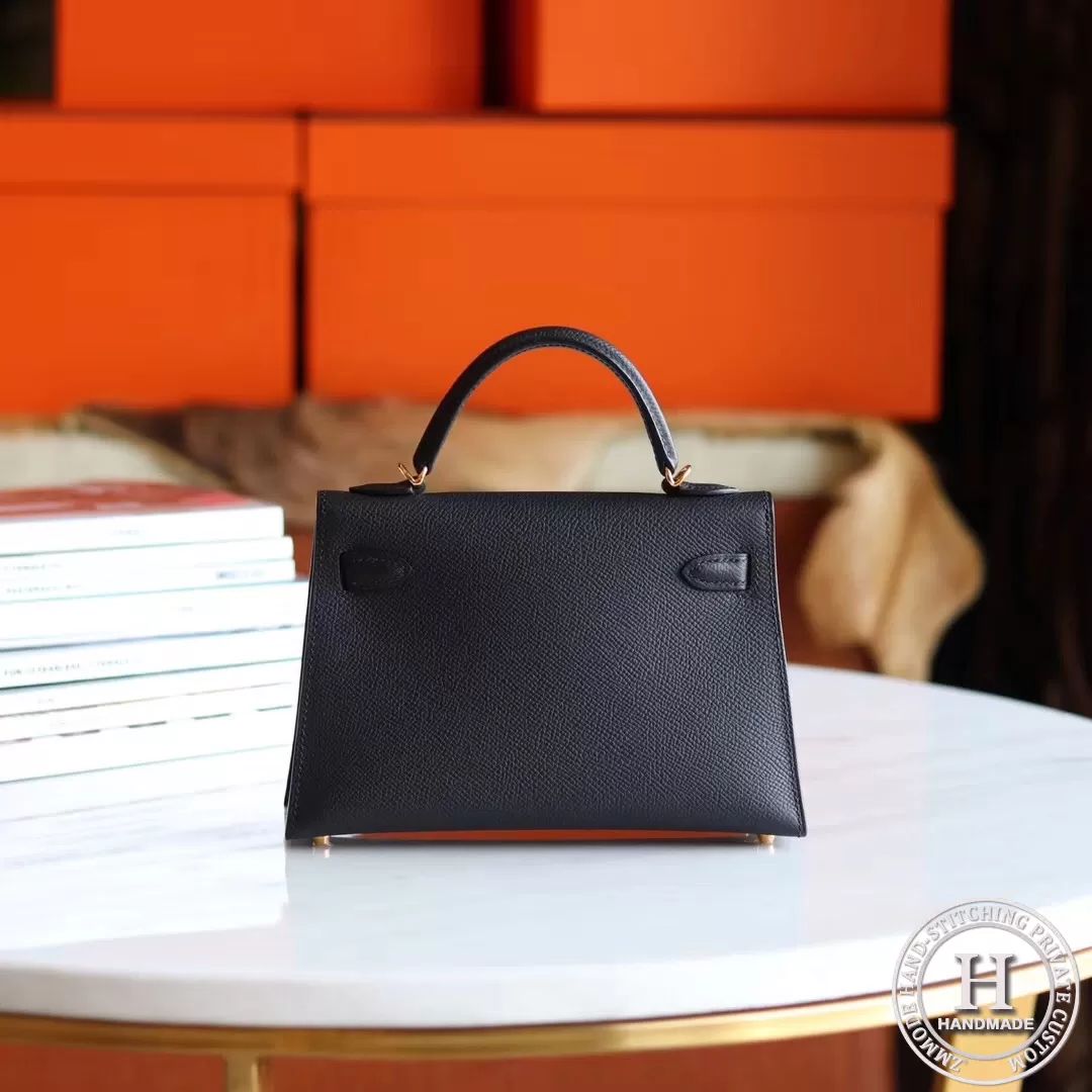 MINI KELLY II  89 Noir Eepsom