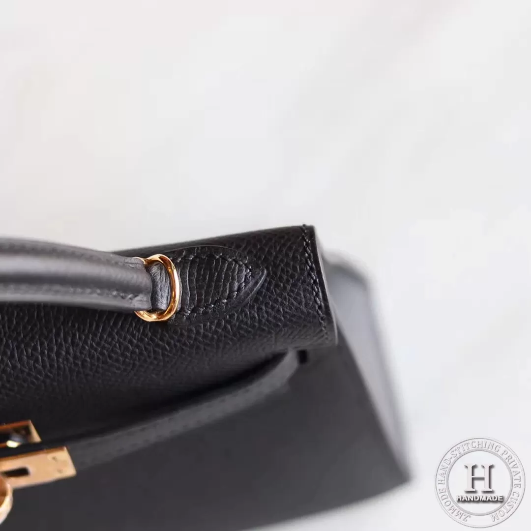 MINI KELLY II  89 Noir Eepsom