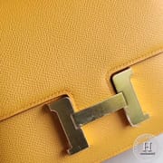 Mini Constance 18 Bag 9D Ambre Epsom GHW