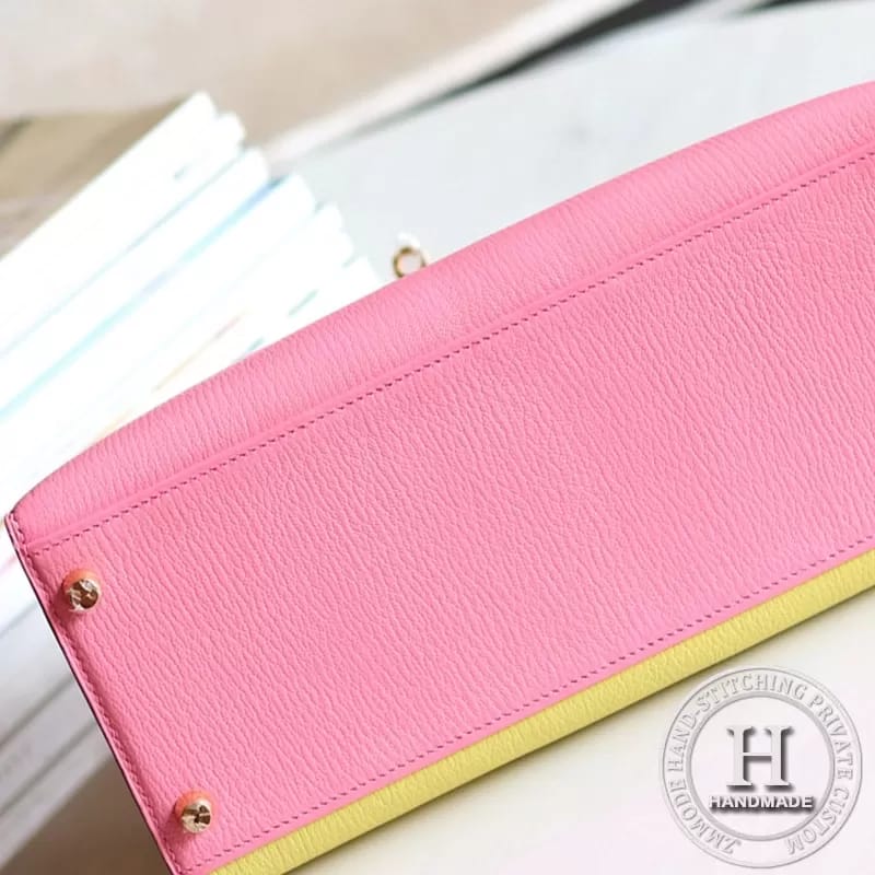 kelly 25 Epsom 8W Rose Azalea / 7T Blue Electrique-2172