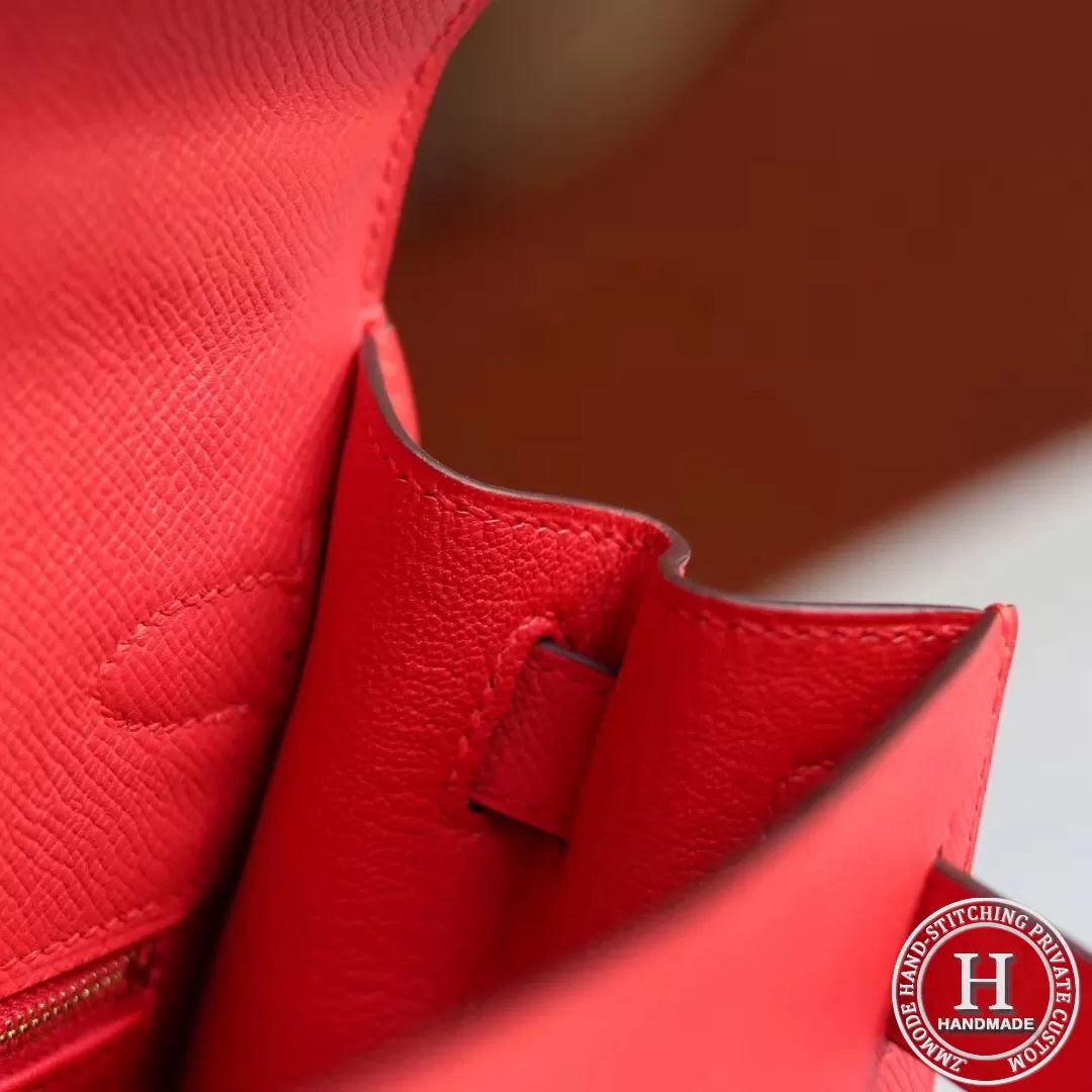 kelly 28 Epsom Q5 Rouge Casaque GHW
