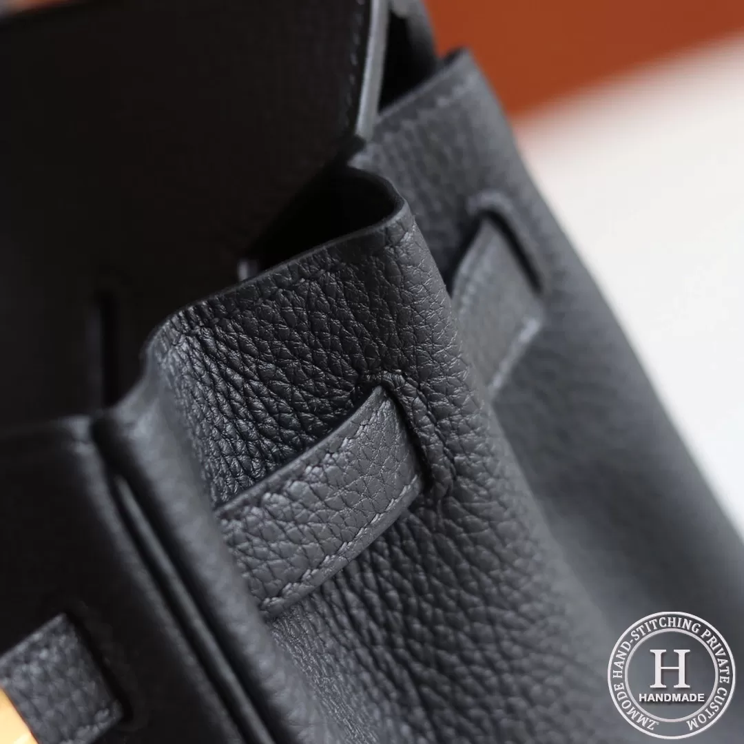 89 NOIR BLACK TOGO BIRKIN 25 GHW