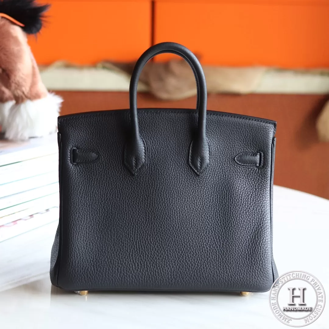 89 NOIR BLACK TOGO BIRKIN 25 GHW