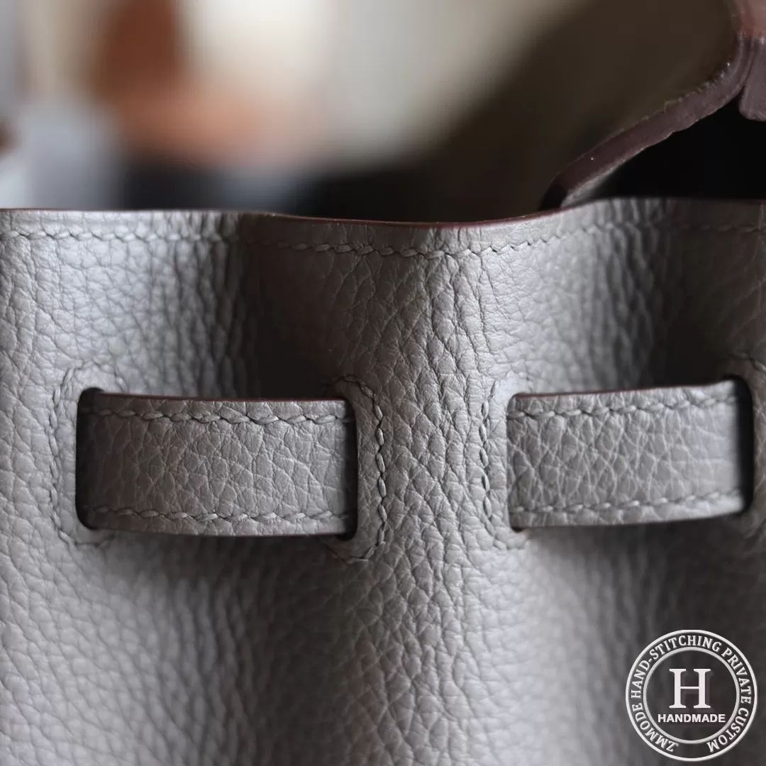 Birkin 25 Togo 8F Etain PHW