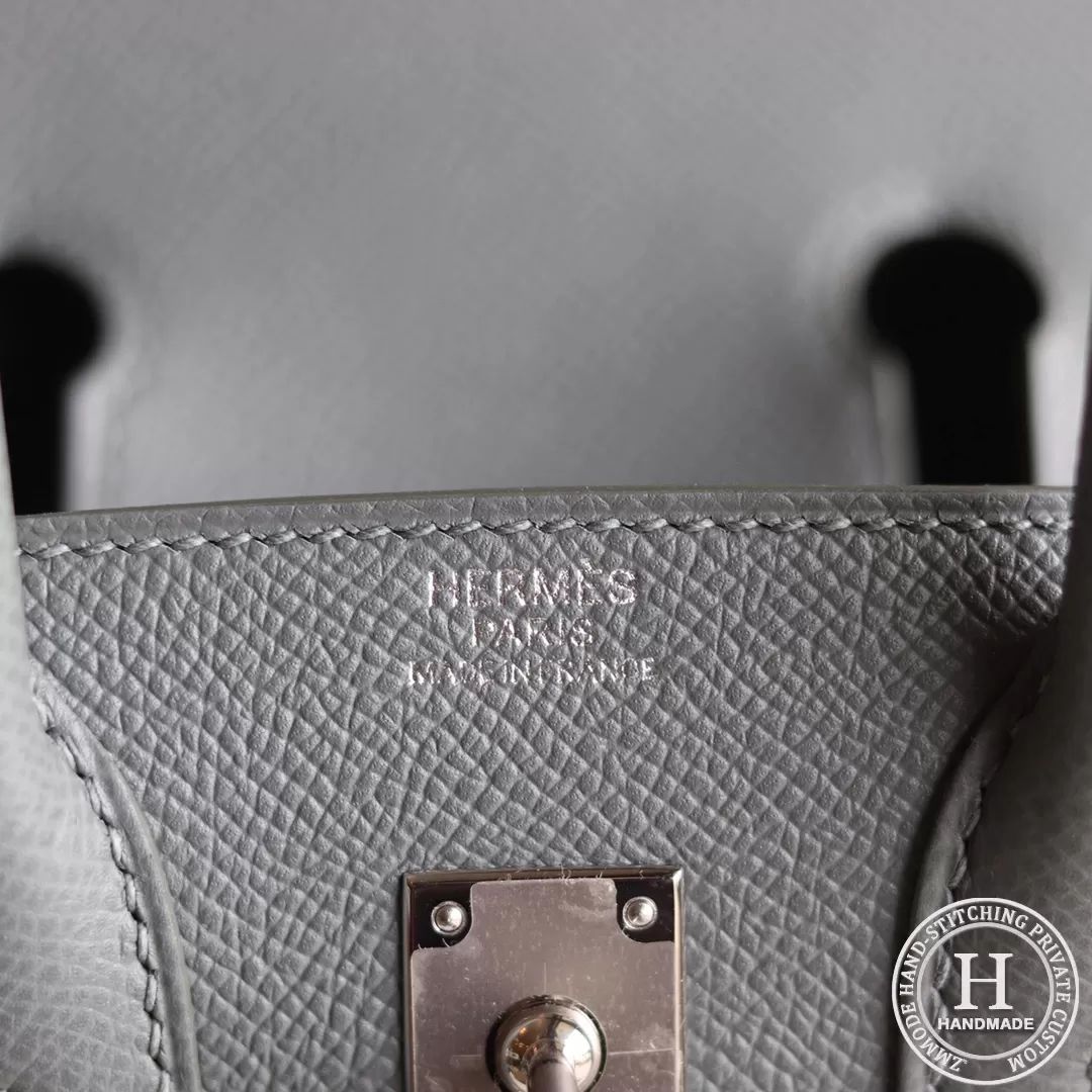 Birkin 25 EPSOM 63 Vert amande PHW
