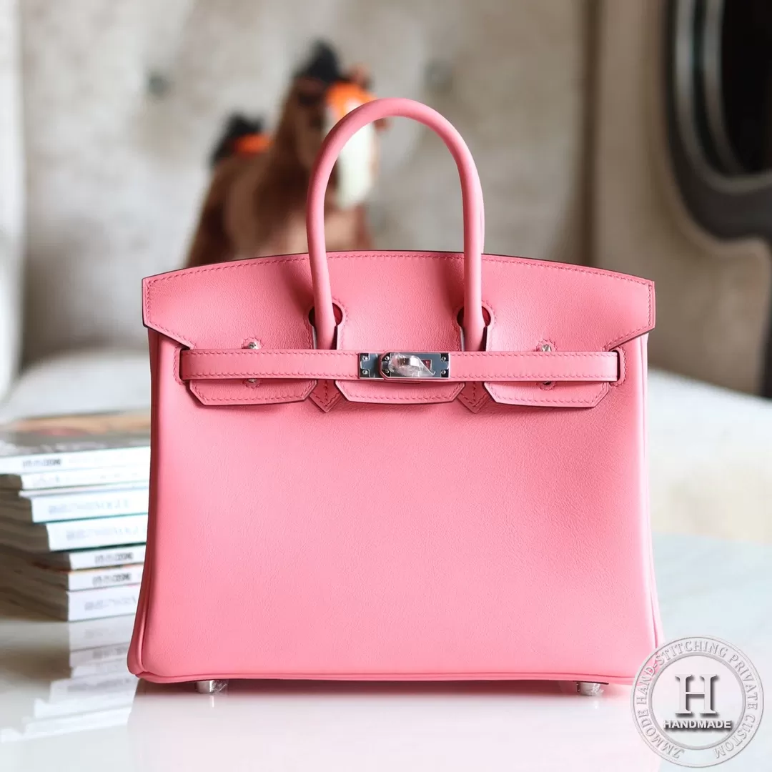 Birkin 25 Swift K4 Rose d’ete