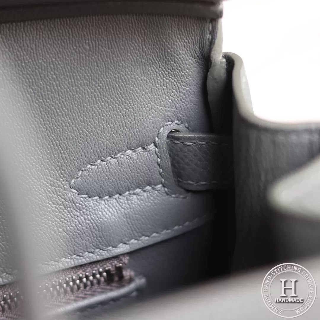Birkin 25 EPSOM 63 Vert amande PHW