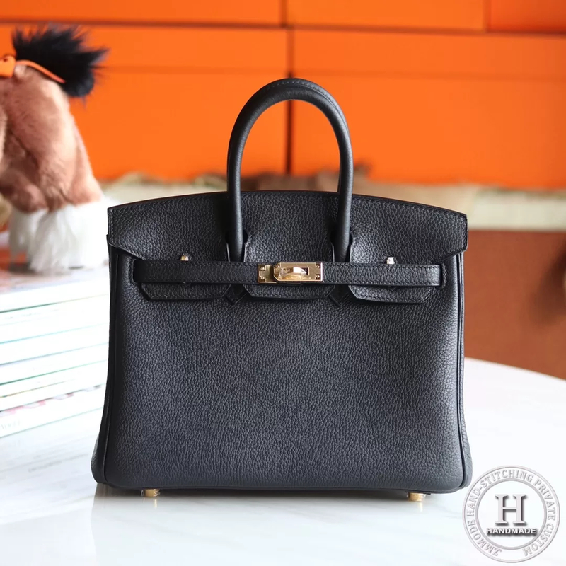 89 NOIR BLACK TOGO BIRKIN 25 GHW