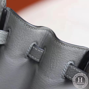 Birkin 25 TOGO  4Z Gris Mouette PHW