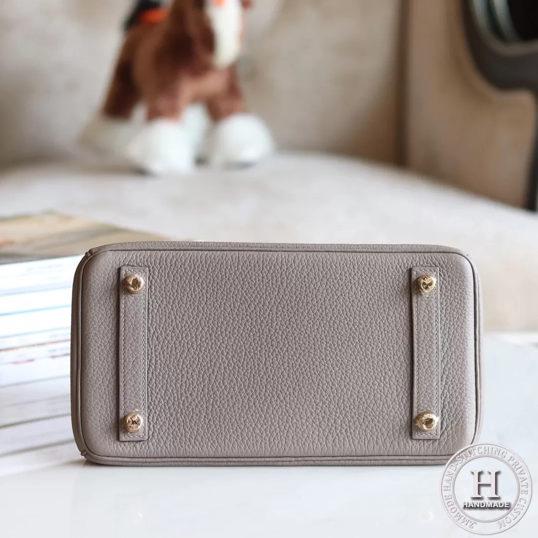 Birkin 25 TOGO   M8 Gris asphalt GHW