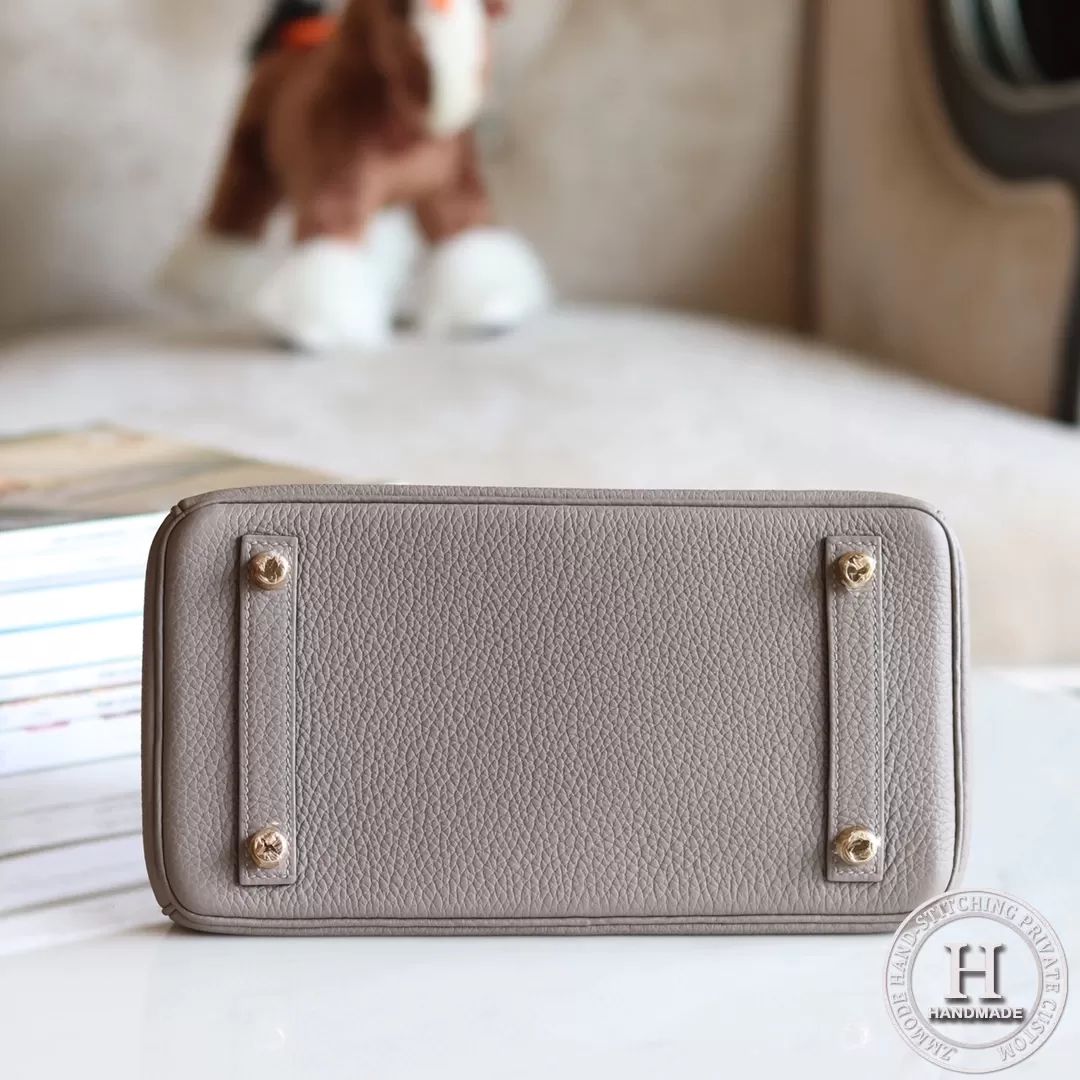 Birkin 25 TOGO   M8 Gris asphalt GHW