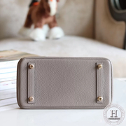 Birkin 25 TOGO   M8 Gris asphalt GHW