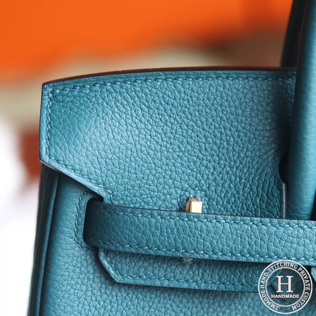Birkin 25 TOGO W0 Vert bosphore GHW Birkin 25 TOGO W0 Vert bosphore GHW
