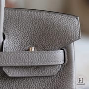 Birkin 25 TOGO   M8 Gris asphalt GHW