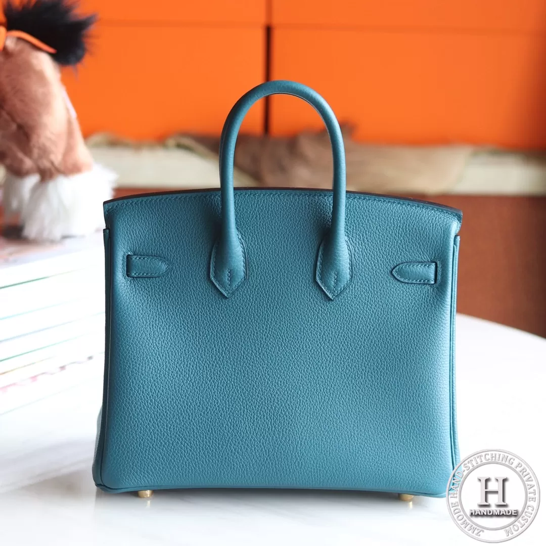 Birkin 25 TOGO W0 Vert bosphore GHW Birkin 25 TOGO W0 Vert bosphore GHW