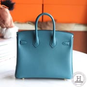Birkin 25 TOGO  W0 Vert bosphore GHW