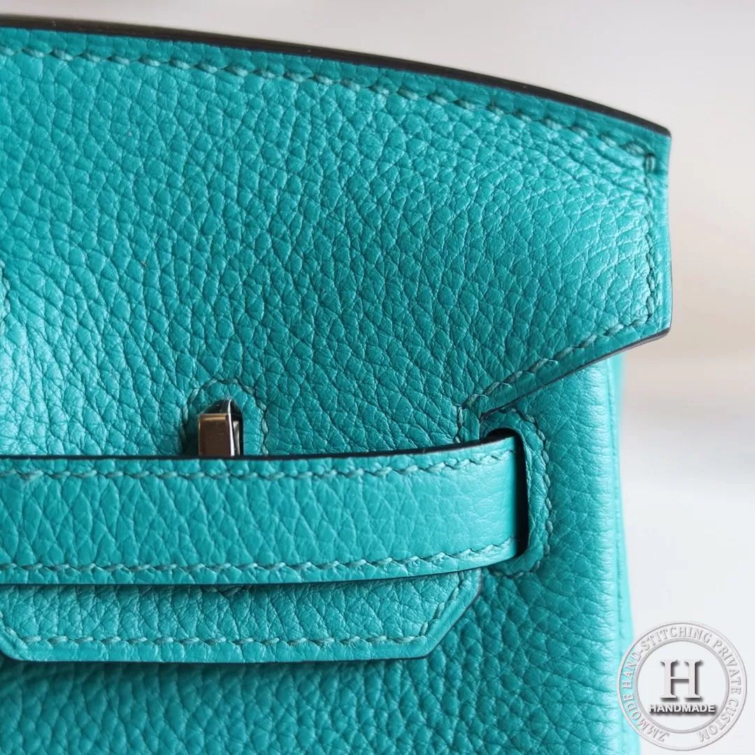 Birkin 25 TOGO  7F Blue Paon PHW