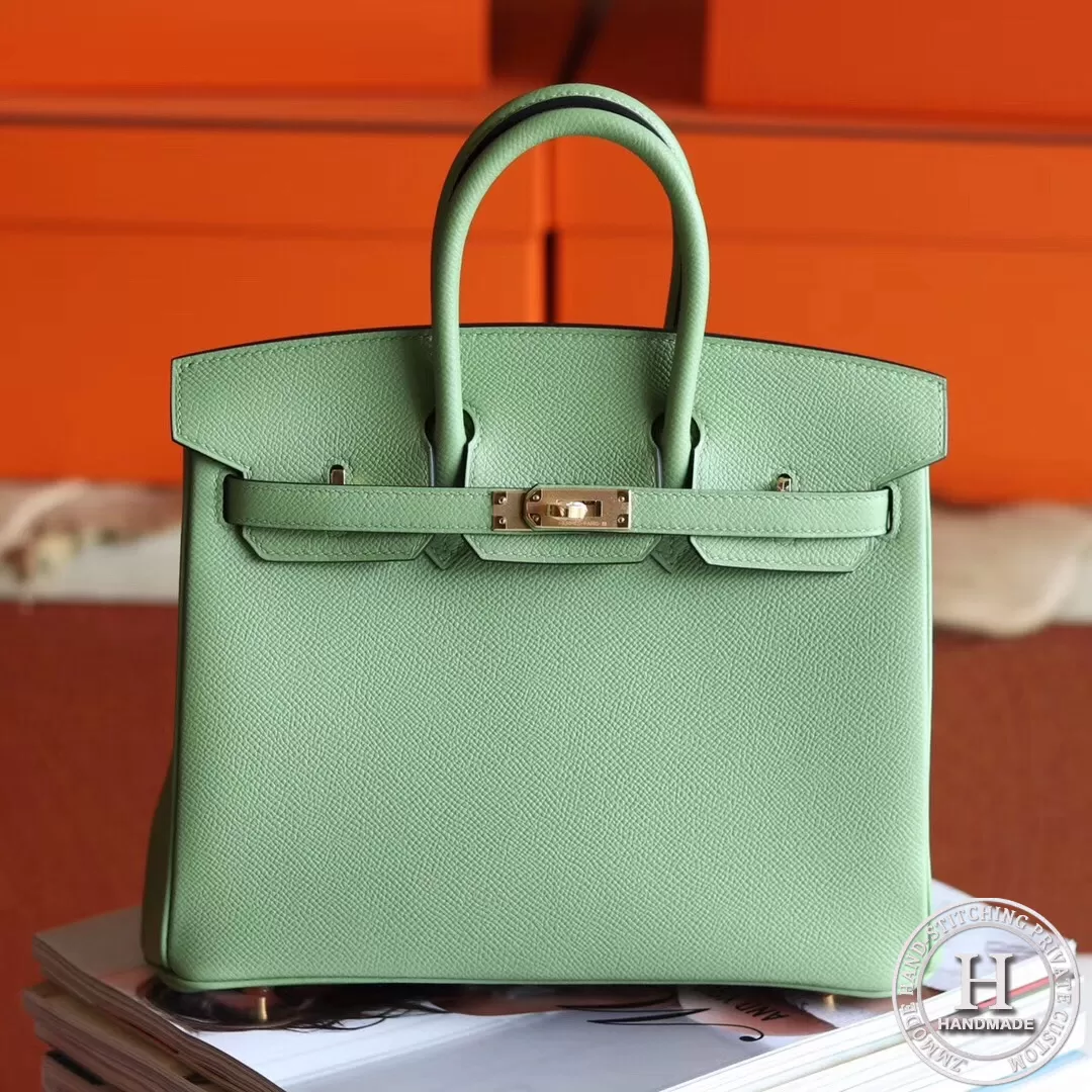 Birkin 25 epsom 3i  Vert Criquet GHW
