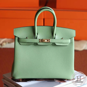 Birkin 25 epsom 3i  Vert Criquet GHW