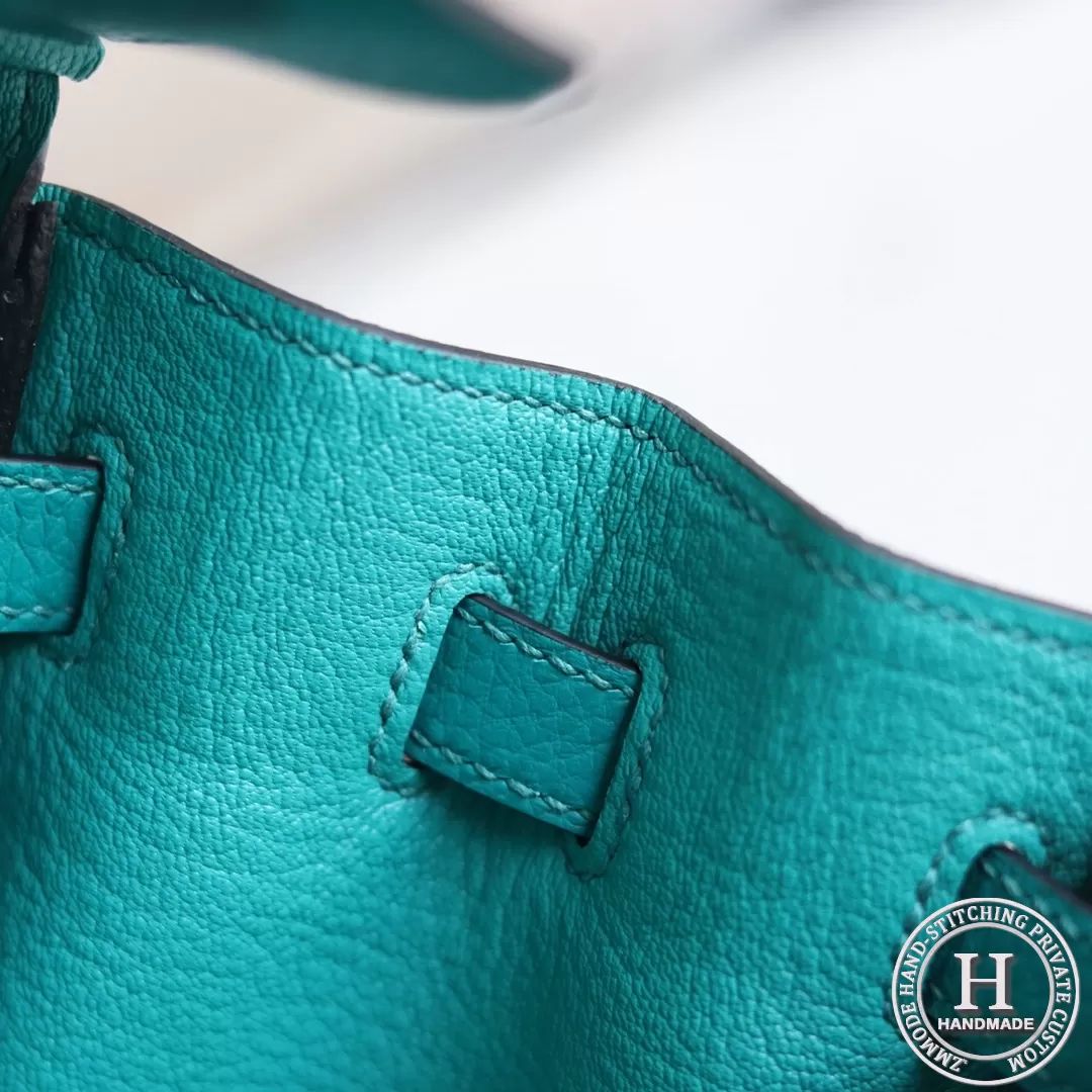 Birkin 25 TOGO  7F Blue Paon PHW