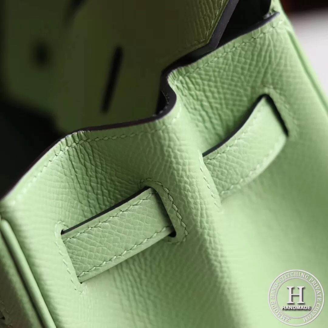 Birkin 25 epsom 3i  Vert Criquet GHW