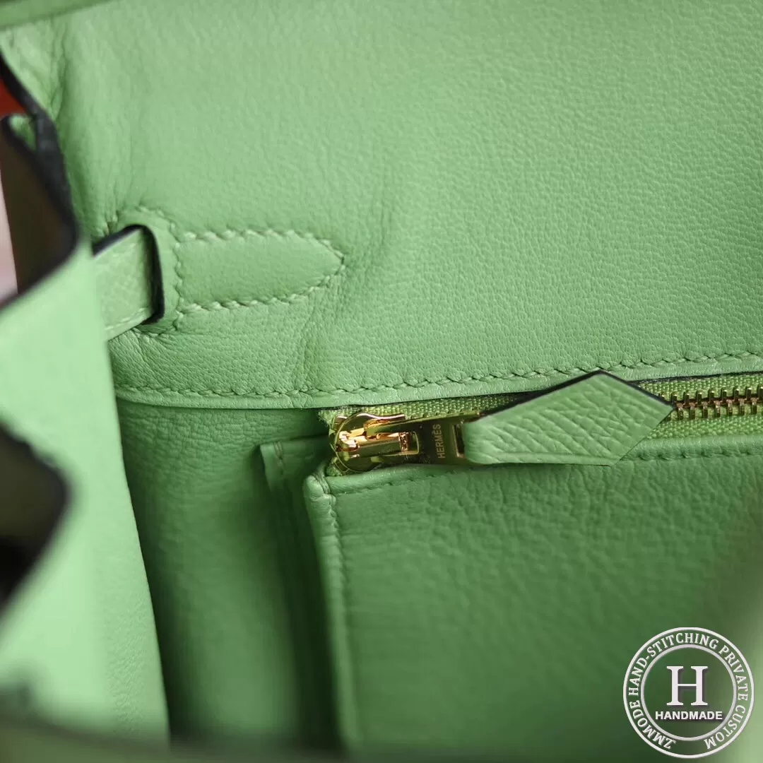 Birkin 25 epsom 3i  Vert Criquet GHW