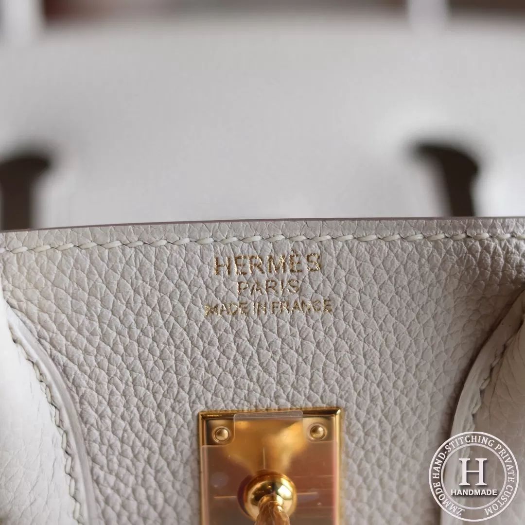 Birkin 25 TOGO C10 Craie