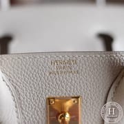 Birkin 25 TOGO C10 Craie