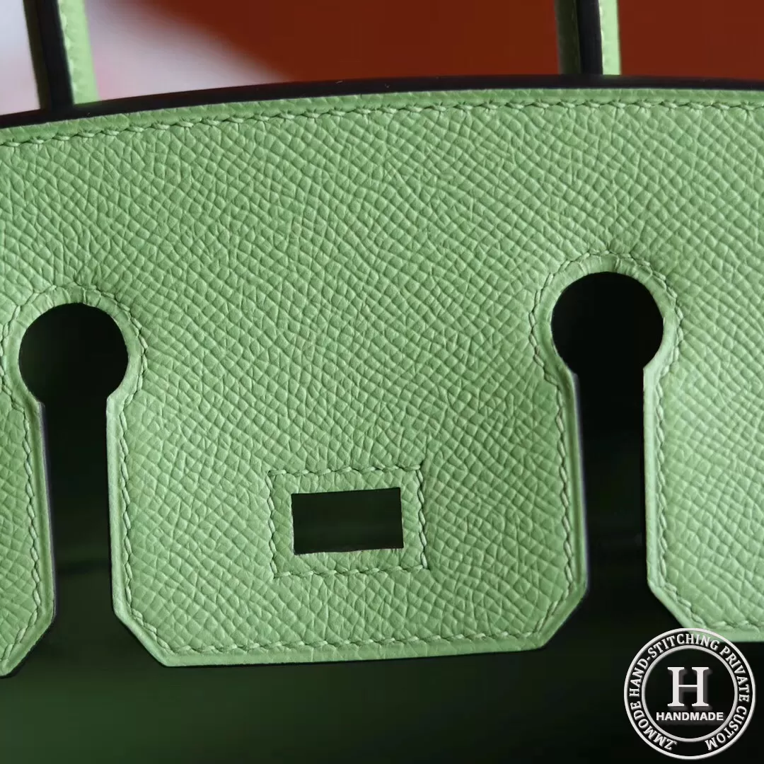 Birkin 25 epsom 3i  Vert Criquet GHW