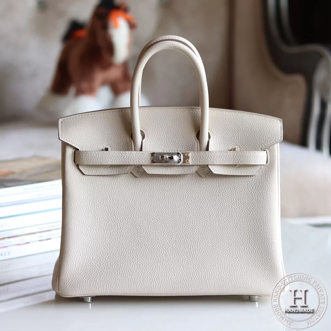 Birkin 25 TOGO C10 Craie