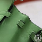 Birkin 25 epsom 3i  Vert Criquet PHW