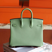 Birkin 25 epsom 3i  Vert Criquet GHW