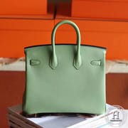 Birkin 25 epsom 3i  Vert Criquet GHW