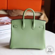 Birkin 25 epsom 3i  Vert Criquet PHW