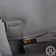 Birkin 25 TOGO   M8 Gris asphalt GHW