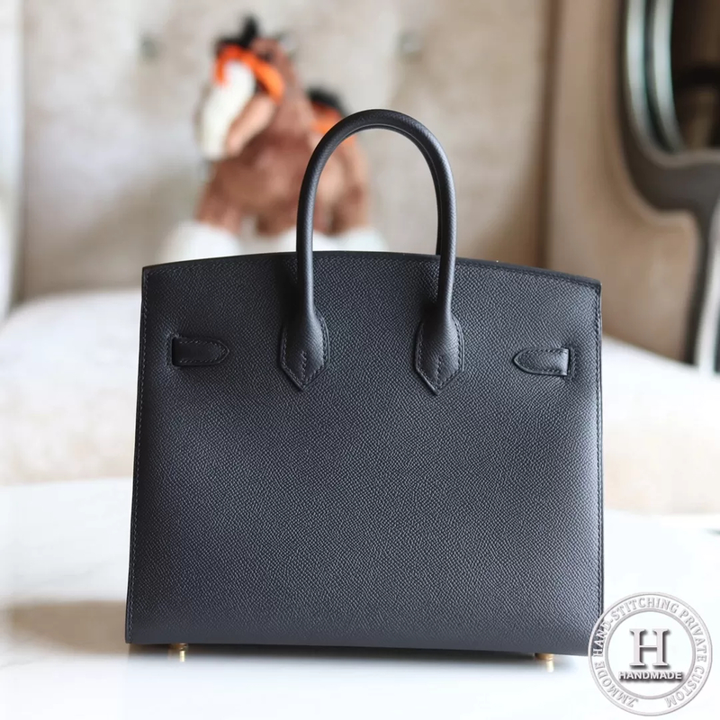 Birkin 25 epsom 89 Noir GHW