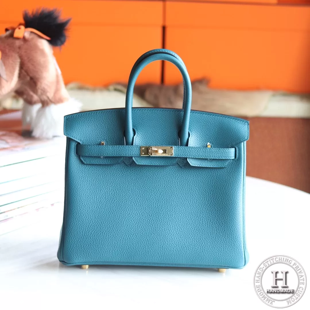Birkin 25 TOGO W0 Vert bosphore GHW Birkin 25 TOGO W0 Vert bosphore GHW