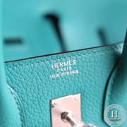 Birkin 25 TOGO  7F Blue Paon PHW