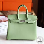 Birkin 25 epsom 3i  Vert Criquet PHW