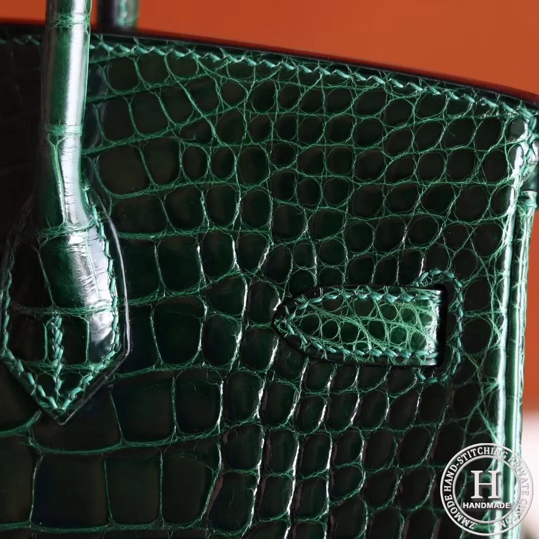 Birkin 25 67 vert fonce