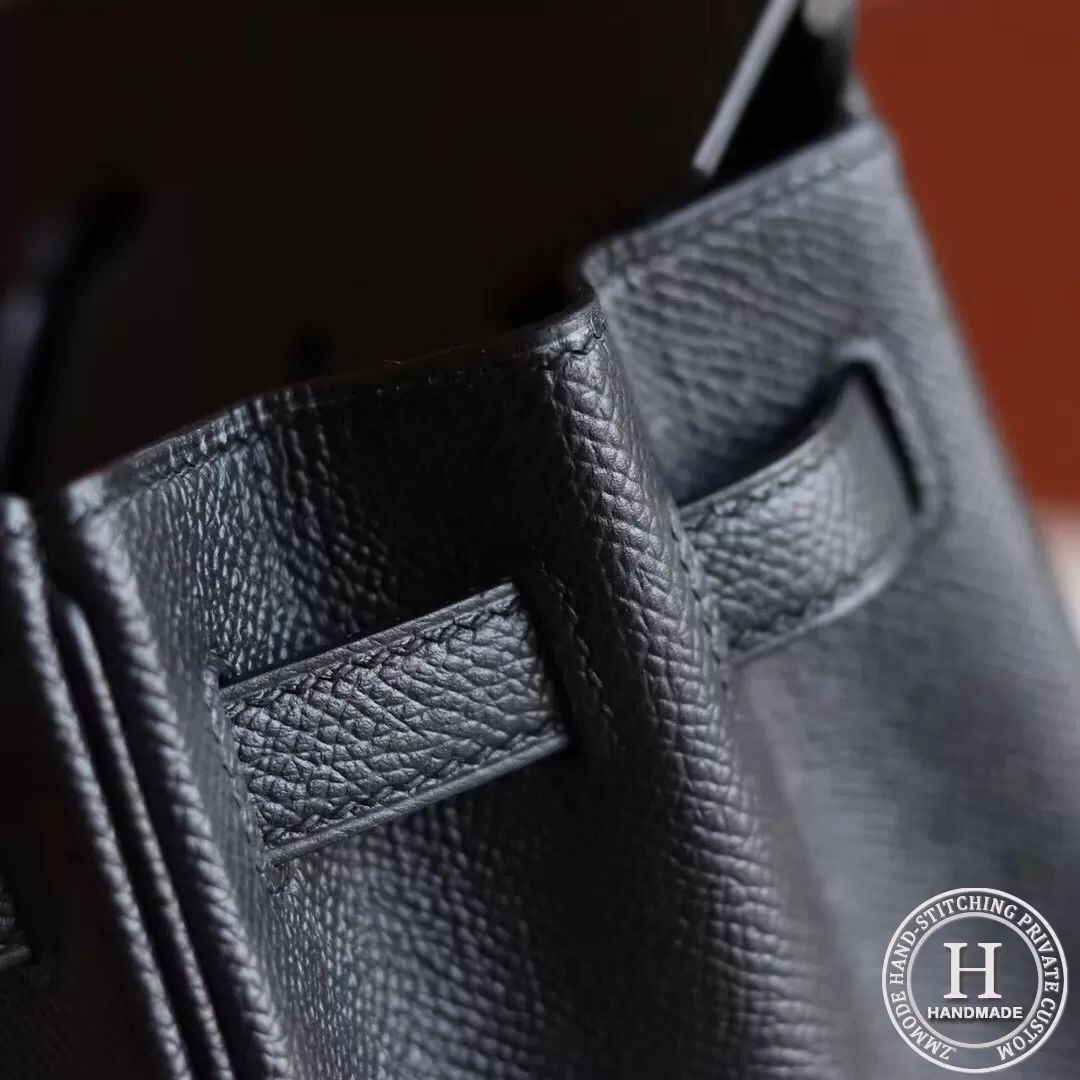 Birkin 25 Epsom 89 Noir GHW
