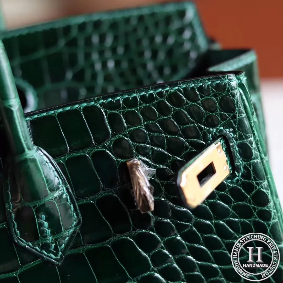 Birkin 25 67 vert fonce