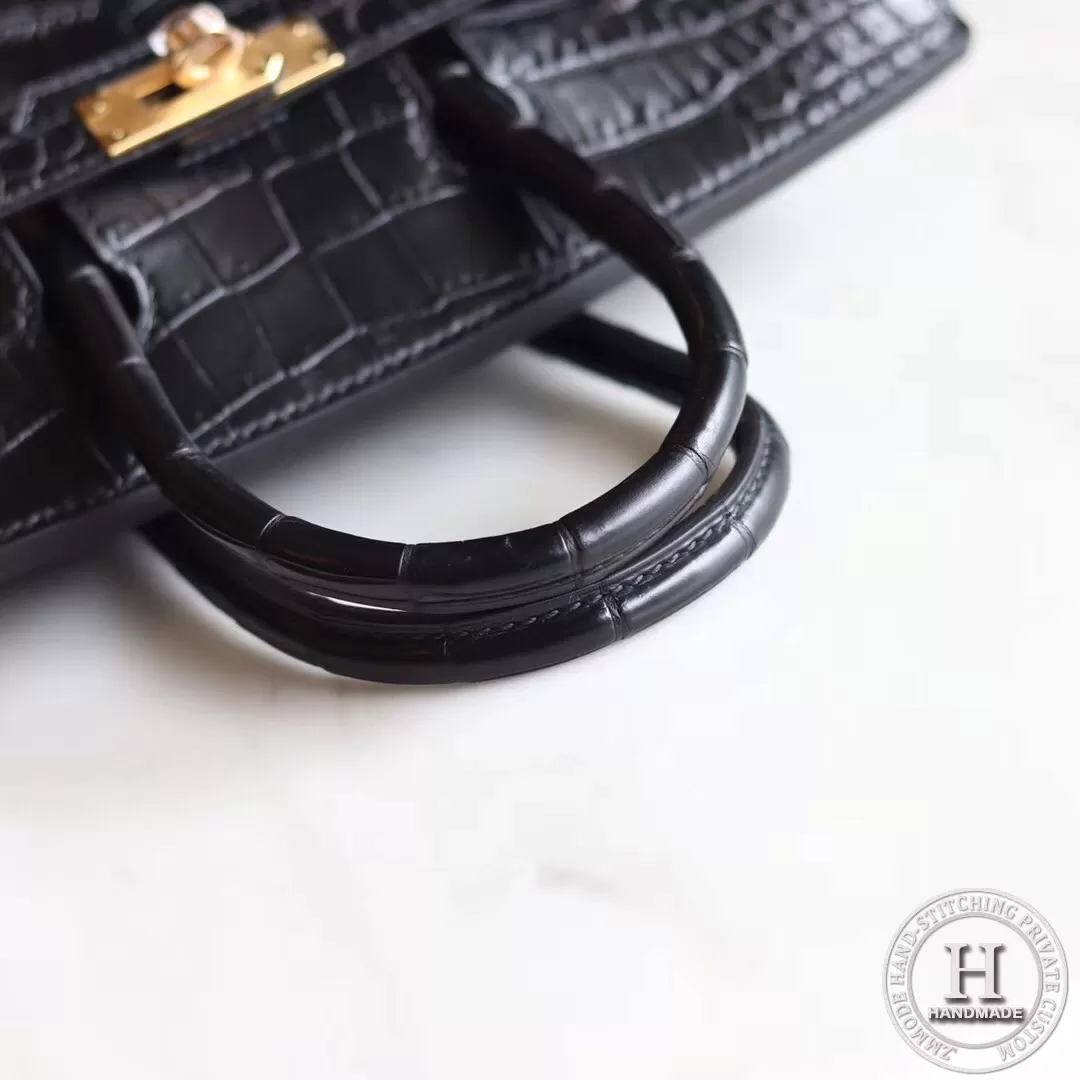 Birkin 25 89 Noir / 5P GHW