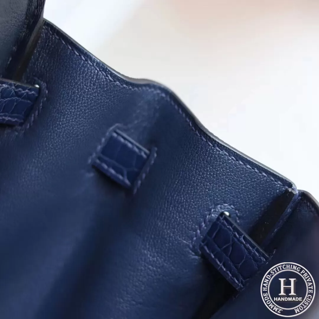 Birkin touch 25 togo 73 Blue sapphire GHW