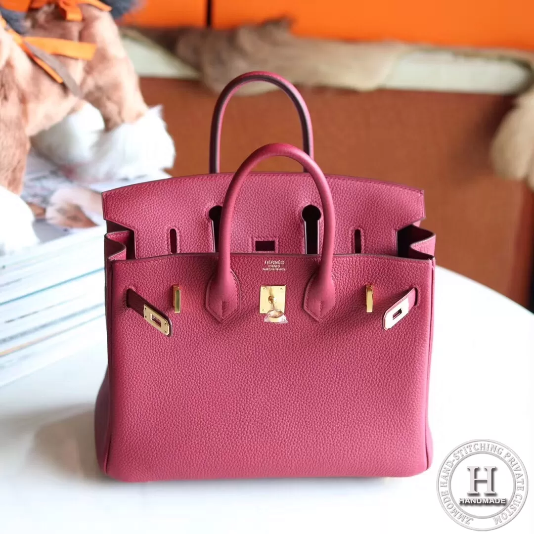 Birkin 25 Togo K1 Rouge Grenade GHW Birkin 25 Togo K1 Rouge Grenade GHW