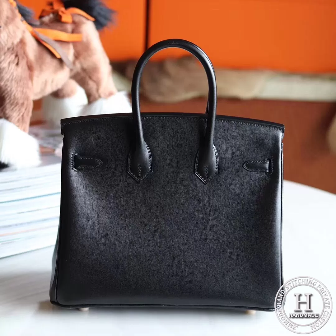 Birkin 25 Tadelakt 89 Noir GHW