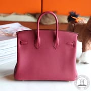 Birkin 25 Togo K1 Rouge Grenade GHW