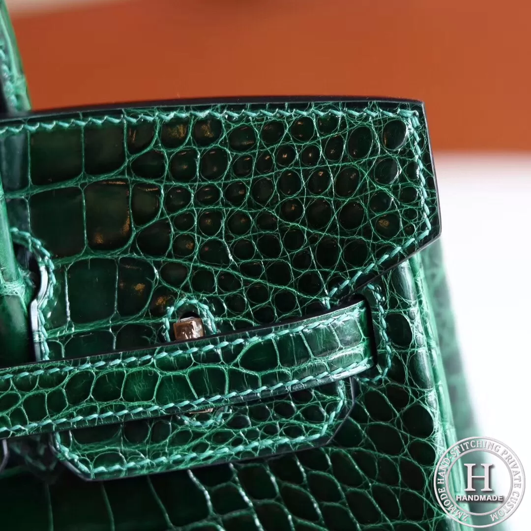 Birkin 25 67 vert fonce